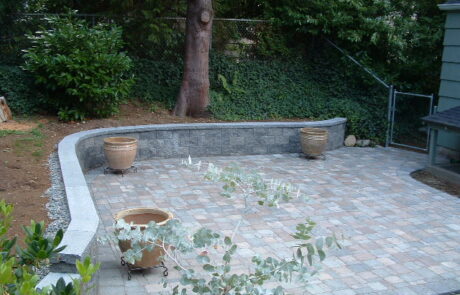 stone paver patio