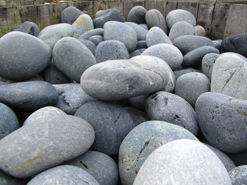 4 Flat Round Rocks 4 to 6 Inches. Lot of 4 Rocks, Beach Rocks for